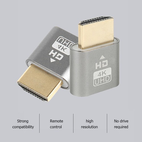 4K HDMI Dummy Adapter Virtual Plug Headless Display Emulator UHD - Bild 9 von 32