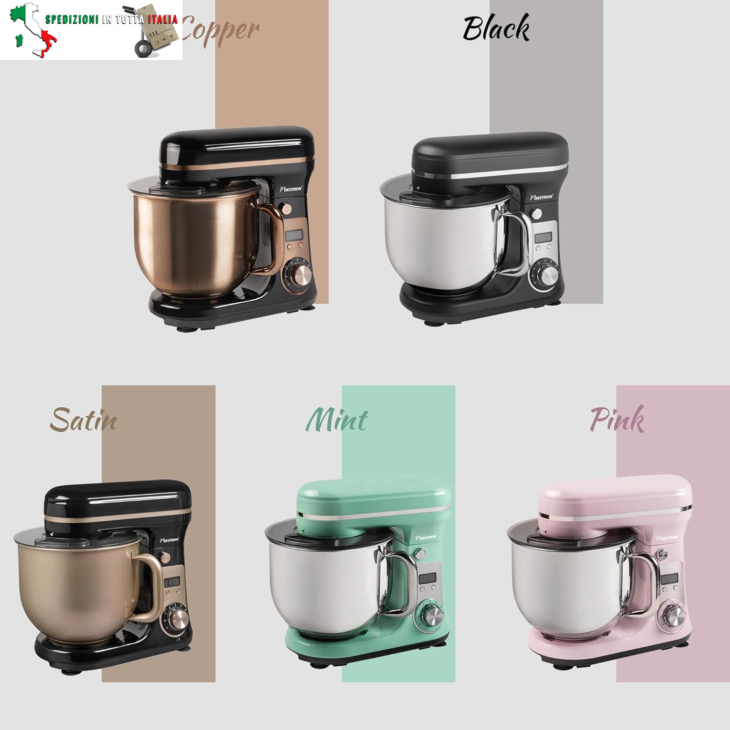 Robot da cucina Super Silent (65db) 4-1 robot da cucina con motore DC, ciotola d foto 6