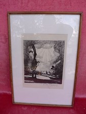 Vecchia Immagine Di Paesaggio Firmata!