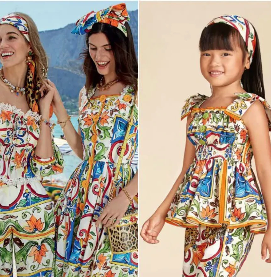 Dolce & clearance gabbana majolica dress