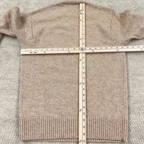 Pendleton Sweater Men Medium Tan Shetland Wool Knit Crew Neck Ribbed Pullover * - Picture 6 of 10