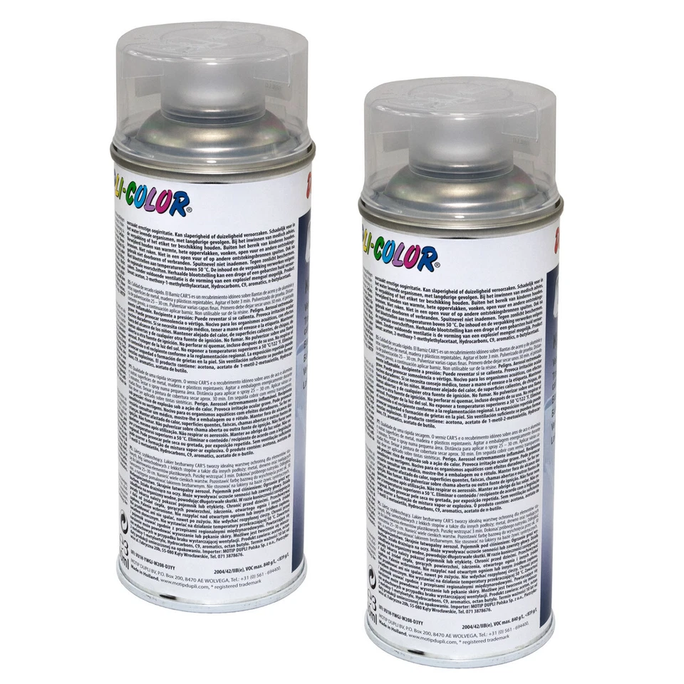 Klarlack glänzend 2 x 400 ml Sprühlack Lack Klar DUPLI-COLOR Lackspray 385858 - Bild 3 von 4