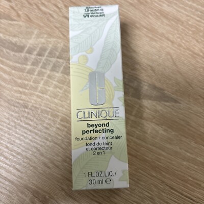 Clinique Beyond Perfecting Foundation+Concealer #WN 44 Tea(MF) - 1oz (NIB)