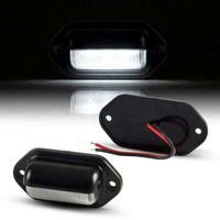 2 X Led Kennzeichenbeleuchtung 12V 24V Kaltweiß AnhäNger PKW LKW Stvo-Zulassung