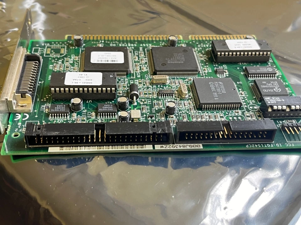 ADAPTEC  AHA-1542CP   ISA  50 PIN  SCSI  SCSI-1  CONTROLLER  CARD          ad1j2 - Image 4 of 4