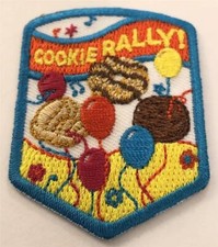 Girl Scouts COOKIE RALLY Event Party selling Fun Patches Crest GUIDE cookies