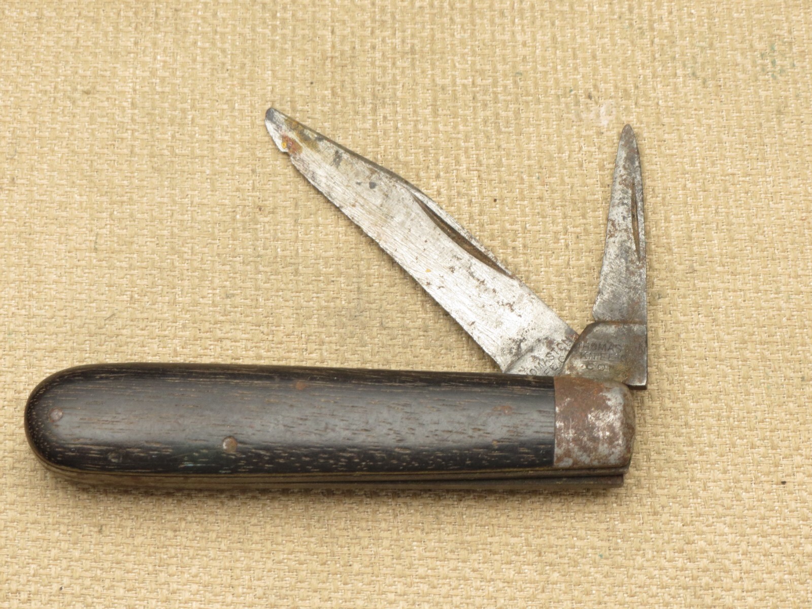 Antique Pre1930 THOMASTON Connecticut Pocket Knives Used, Worn