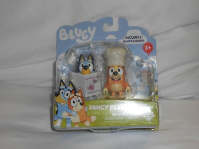 NEW, Bluey - FANCY RESTAURANT,  BLUEY & BINGO Figures 