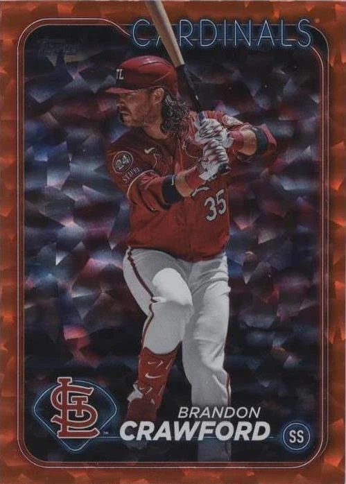 Orange Crackle Foilboard