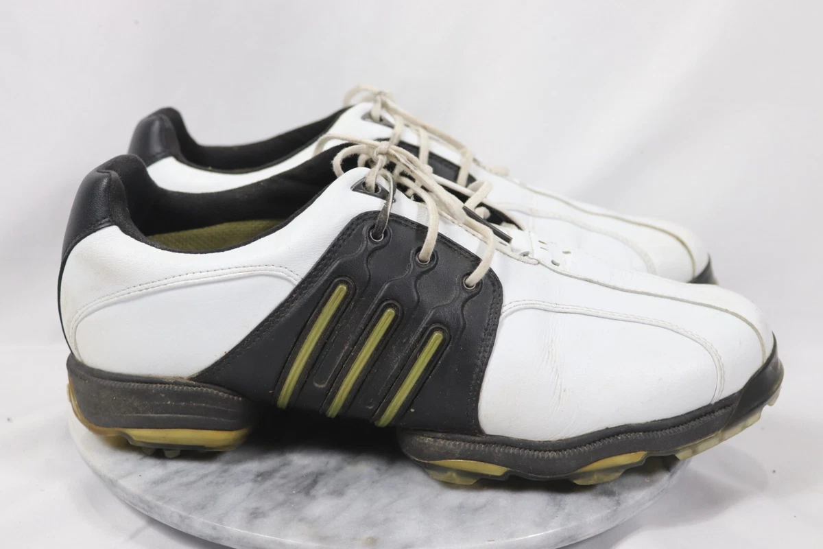Adidas Adiprene Tour 360 Traxion White Leather Golf Soft Cleats