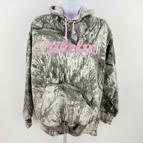 pink camo cabela's hoodie