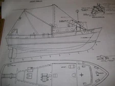 SHRIMP TRAWLER   ships  plan