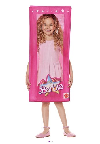 Barbie bambola scatola costume halloween in scatola grandezza naturale film per bambini - Foto 1 di 3