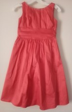 Davids Bridal flower girl dress sz 10 pink/coral colored