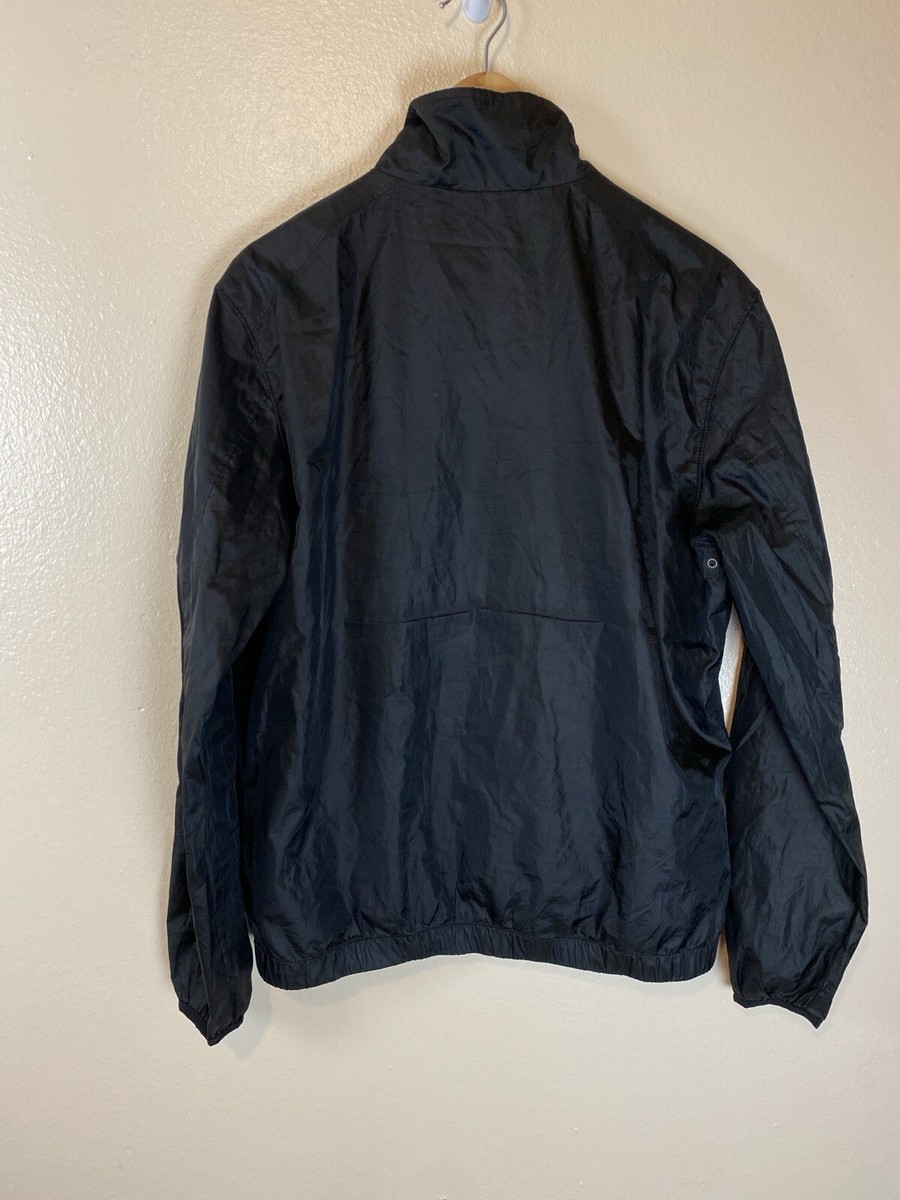 Victorinox M Black Windbreaker Jacket Bomber Full Zip Victorinox M Black Windbreaker Jacket Bomber Full Zip