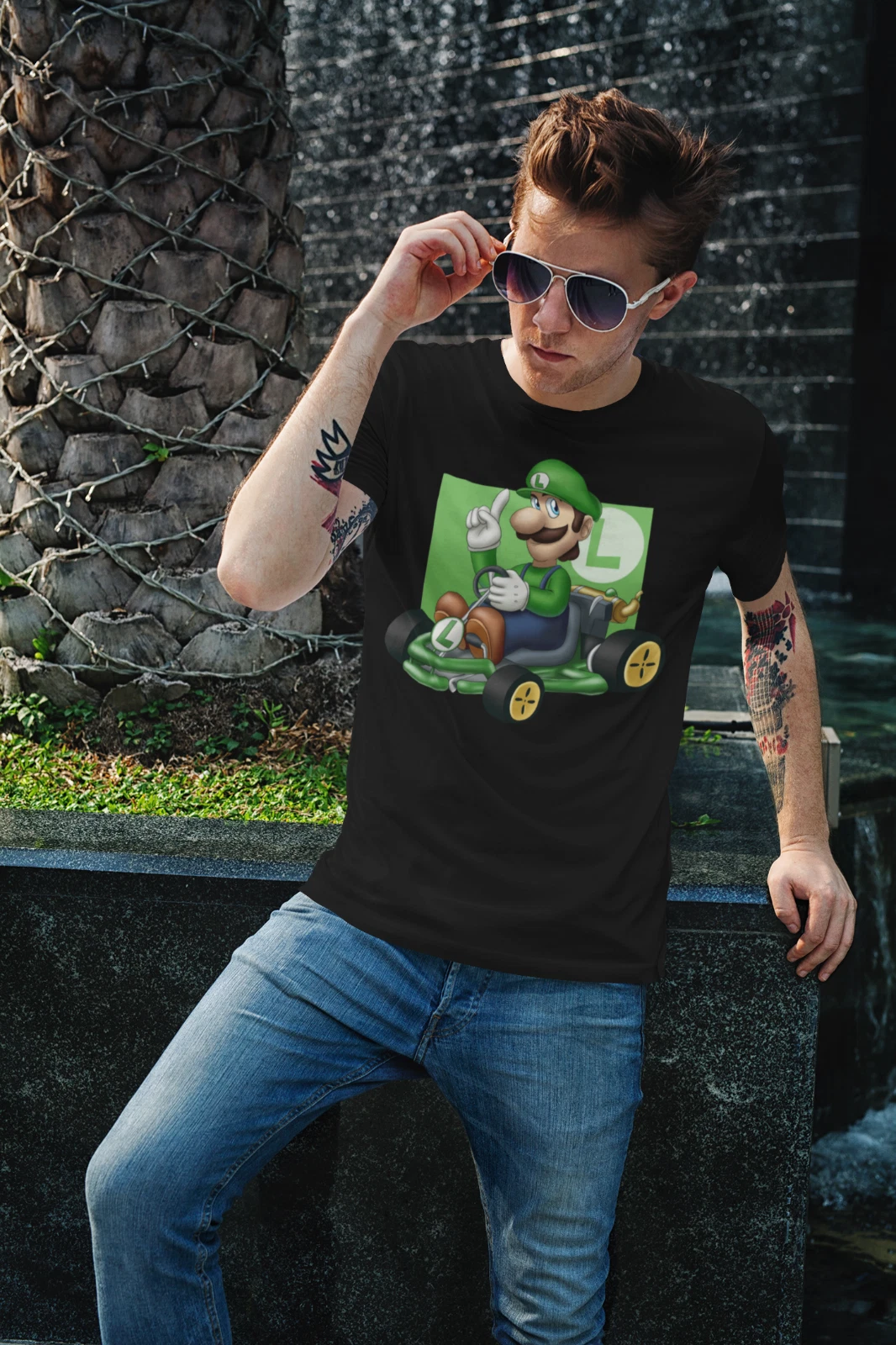 Luigi Mario Kart T-Shirt Unisex