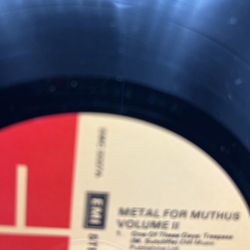 Various Metal For Muthas Volume II Vinyl LP EX VG+ Tested Cleaned New Inner - Foto 4 di 13