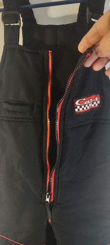 Insulated Snow Bib Overalls Pants Kids 4T By Disneys Pixar Cars Black - Picture 4 of 9