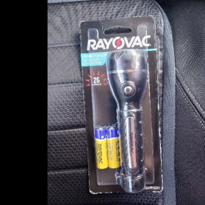 Led Flashlight Rayovac With Batteries Included