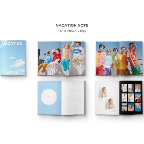 NCT127 Official NOTEBOOK SET 2019 SUMMER VACATION KIT Summer + Vacation Note - Picture 4 of 11