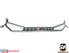 Dc Sports Front Strut Tower Bar Gray Fits 2003-2010 Scion Tc 2.4l 2az-fe Csb1403
