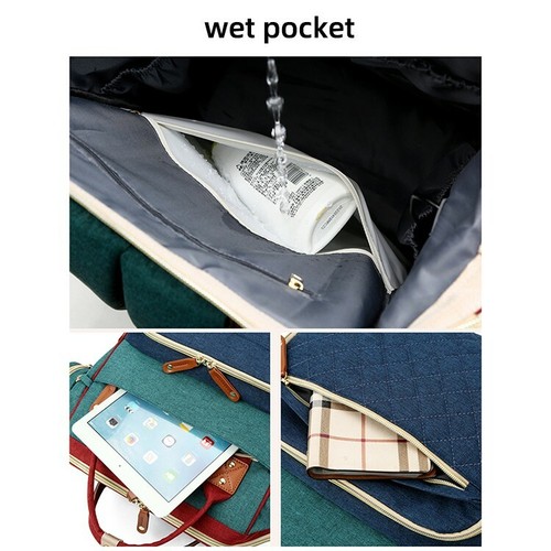 Baby sleek mommy diaper bag backpack with charging station - Picture 5 of 8