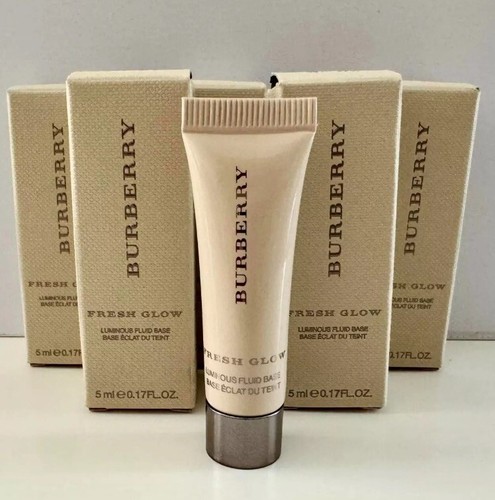 Burberry Fresh Glow Luminous Fluid Base 01 Nude Radiance 5ml each x 5 25ml total