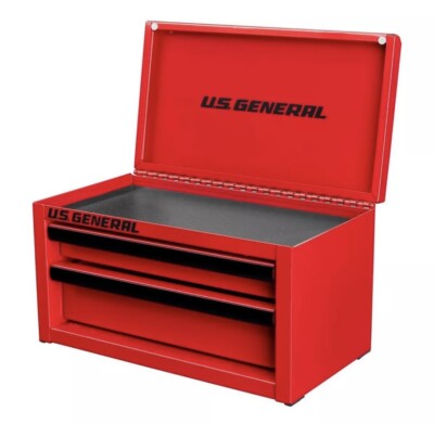 Ruru♔ US GENERAL Mini Tool Box Harbor Freight RED #72438 BRAND NEW