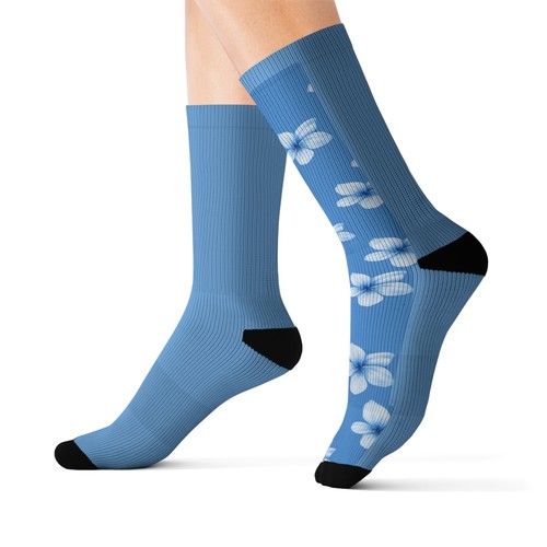 Blumensocken, kuscheliges Geschenk für sie, süße stylische Schuhe, Sublimationsstrümpfe,