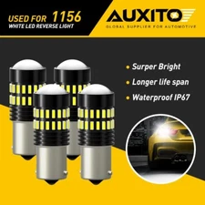 4x AUXITO Bright LED 1156 P21W 7506 Reverse Backup Light Bulb 2PC 6000K 48SMD