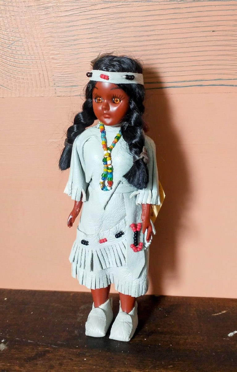 Carlson Dolls Vintage Native American Mescalero Princess W