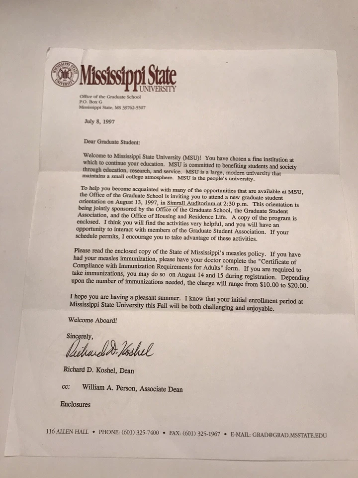 Jackie Sherrill Autographed Mississippi State University Bulldogs Cap Fall 1997 - Image 4 of 4