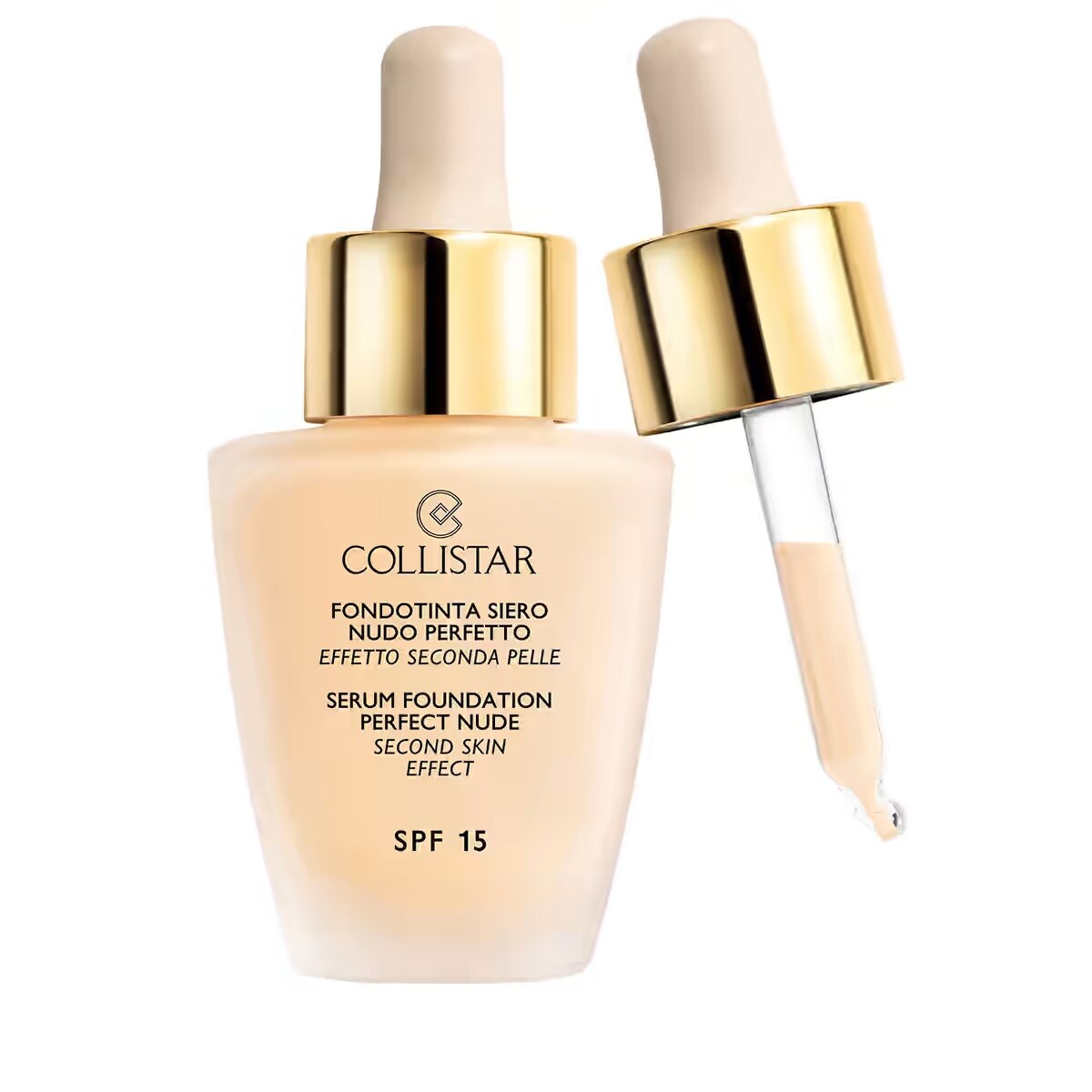 8015150134514 Тональная основа с сывороткой Collistar Perfect Nude SPF15 с эффектом второй кожи p 13290₽