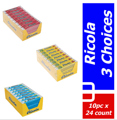 RICOLA Herbal Cough Drop - Throat Lozenge 24 count sticks ...