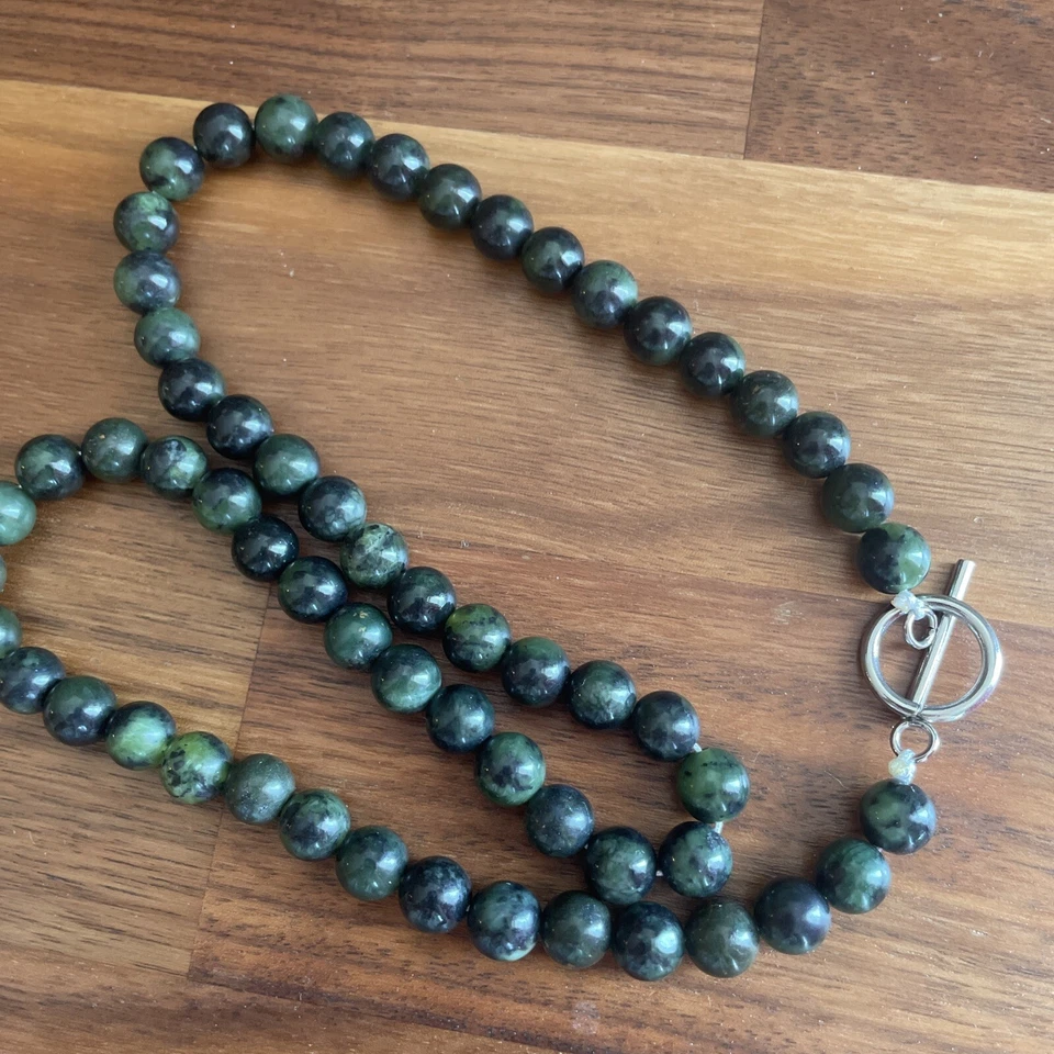 Jasper Jade Handmade Beaded Necklace - Изображение 4 из 4
