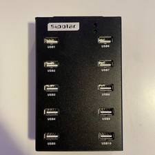 Sipolar A-300 10 Port Powered USB 2.0 Hub