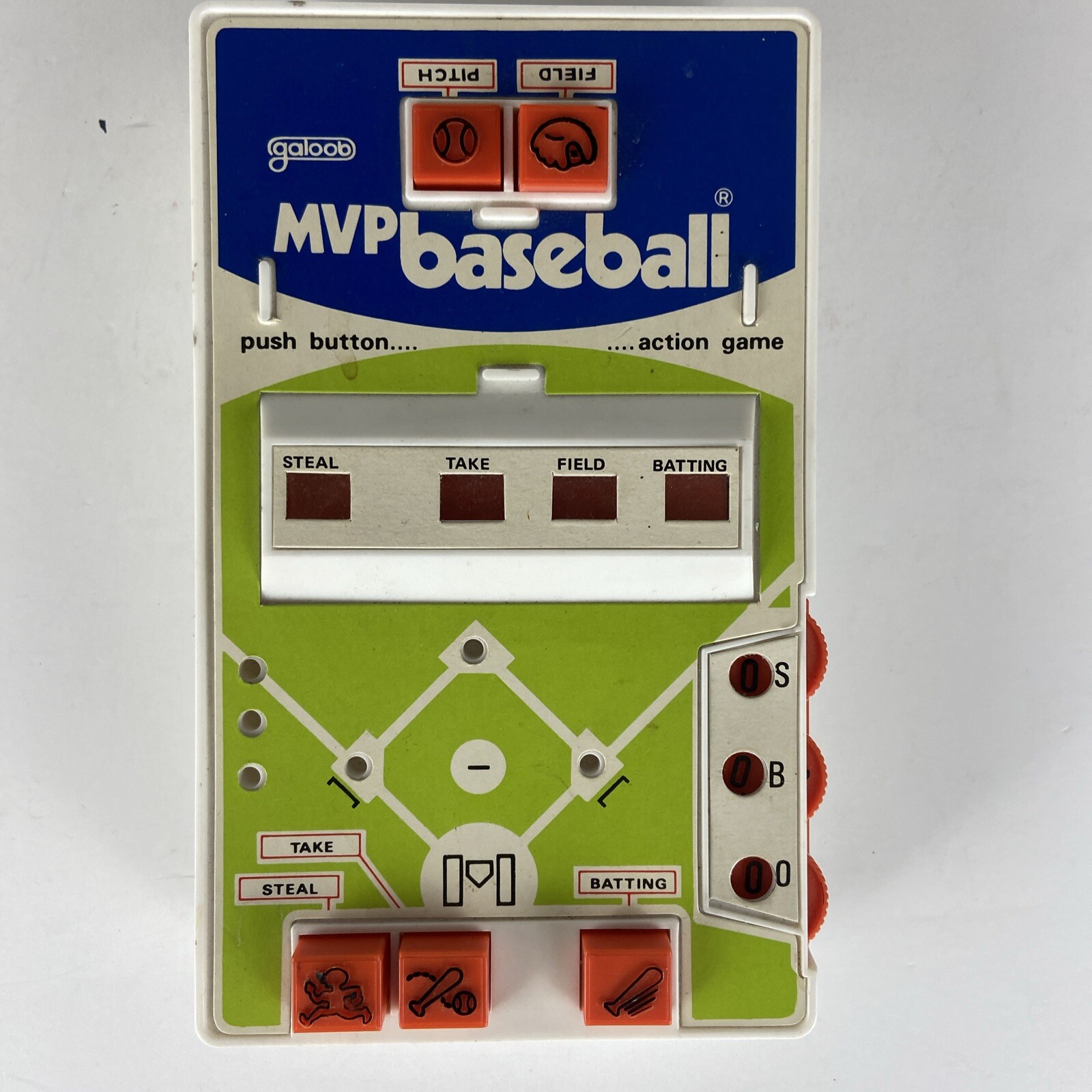 Handheld Baseball Vintage Galoob MVP Baseball Handheld Electronic Game - No Player Pegs ...