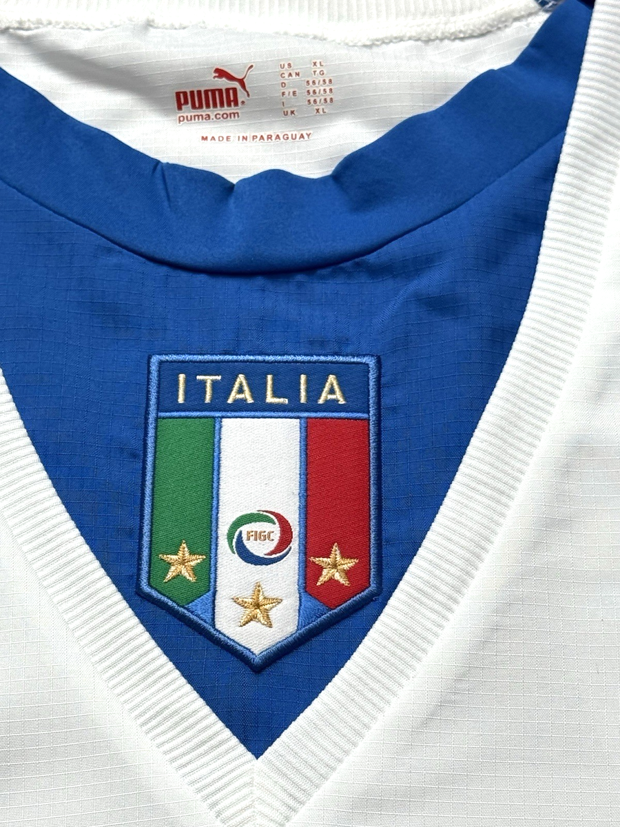 2006 Italy Away Jersey #21 Pirlo XL PUMA World Cup Winner