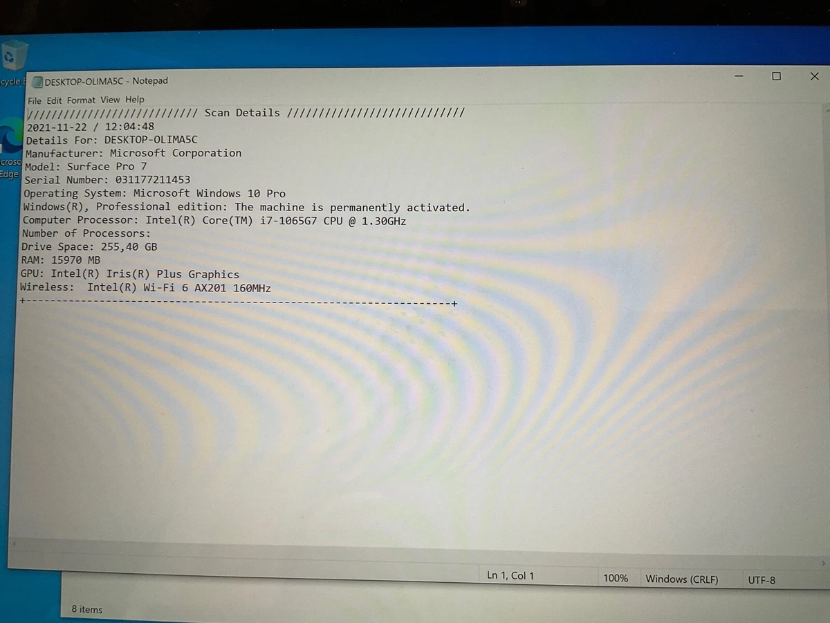 Microsoft Surface Pro 7 i7-1065G7 16GB 256GB 12.3T W10P black PXA