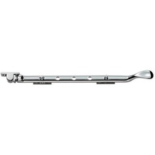 Image of Victorian Casement Window Stay 300mm Length 2 Pins and screws - Polished Chrome