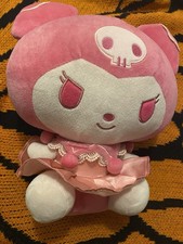 Official Sanrio Jazwares 8" Monochromatic Pink Kuromi Plush