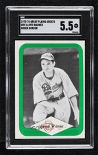1975 Sheraton Great Plains Greats Lloyd Waner (Green border) #25 SGC 5.5 HOF 2g2
