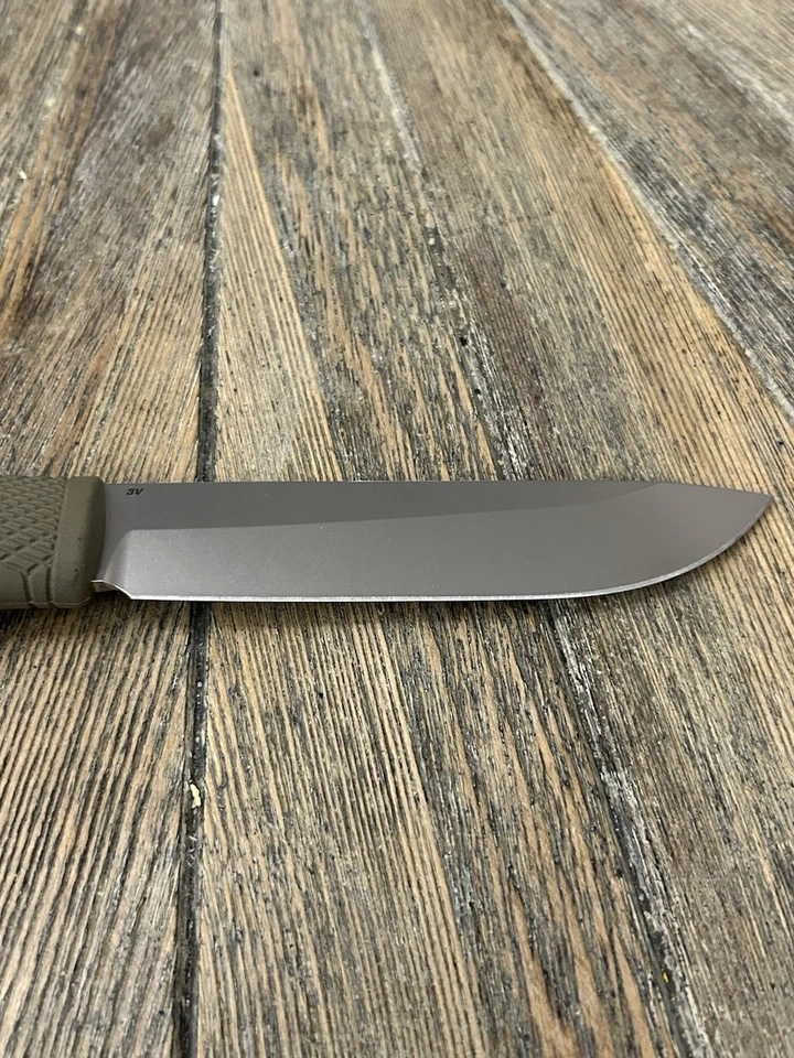 Benchmade 202 Leuku Fixed Blade Knife Ranger Green (5.19" Satin CPM-3V) - Image 4 of 4