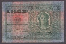 Austria/Austria; P. 56); 100 Crowns from 1919