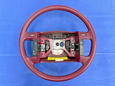 92-96 Crown Victoria Grand Marquis Steering Wheel With Cruise Control Maroon
