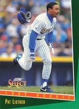 Pat Listach 1992 Score Select 1992 Rookie Milwaukee Brewers Baseball Card #273. rookie card picture