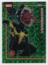 2026 Topps Chrome Marvel Venomizer #188 Hulk Green Lazer Refractor 1st /99