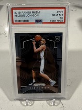 2019-20 Panini Prizm Rookie Keldon Johnson #273 (RC) PSA 10