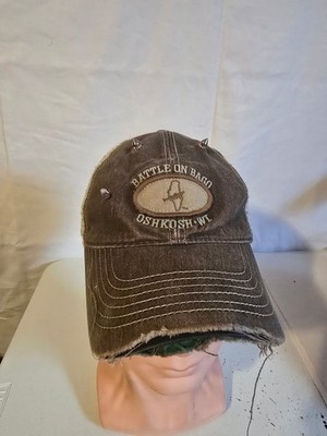 LEGACY Battle on Bago Oshkosh WI Trucker Hat Distressed Studded Mesh Cap
