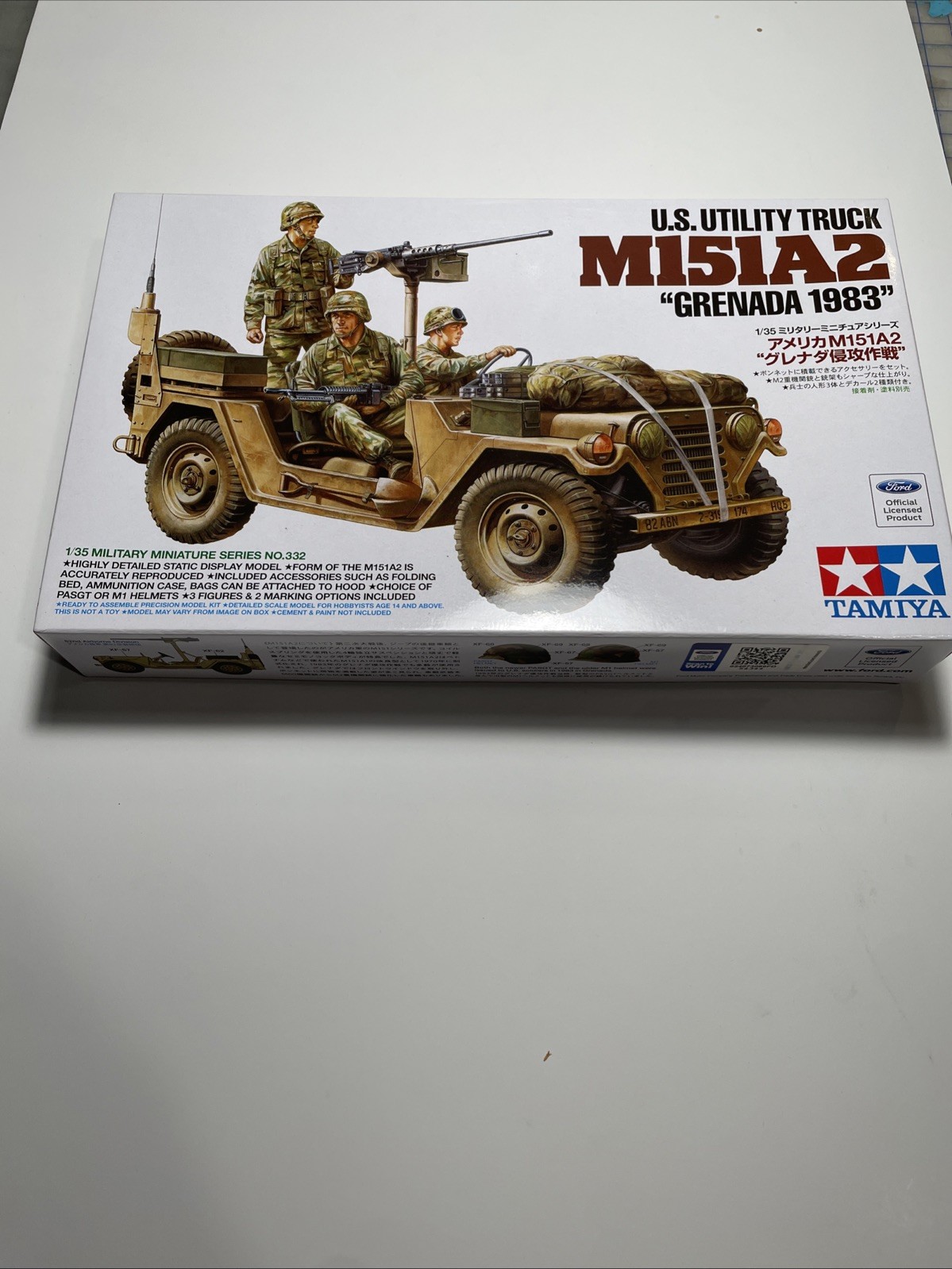 Tamiya 1/35 U.S. Military Truck M151A2 Mutt “Grenada 1983” RARE NOB Model Kit!!!